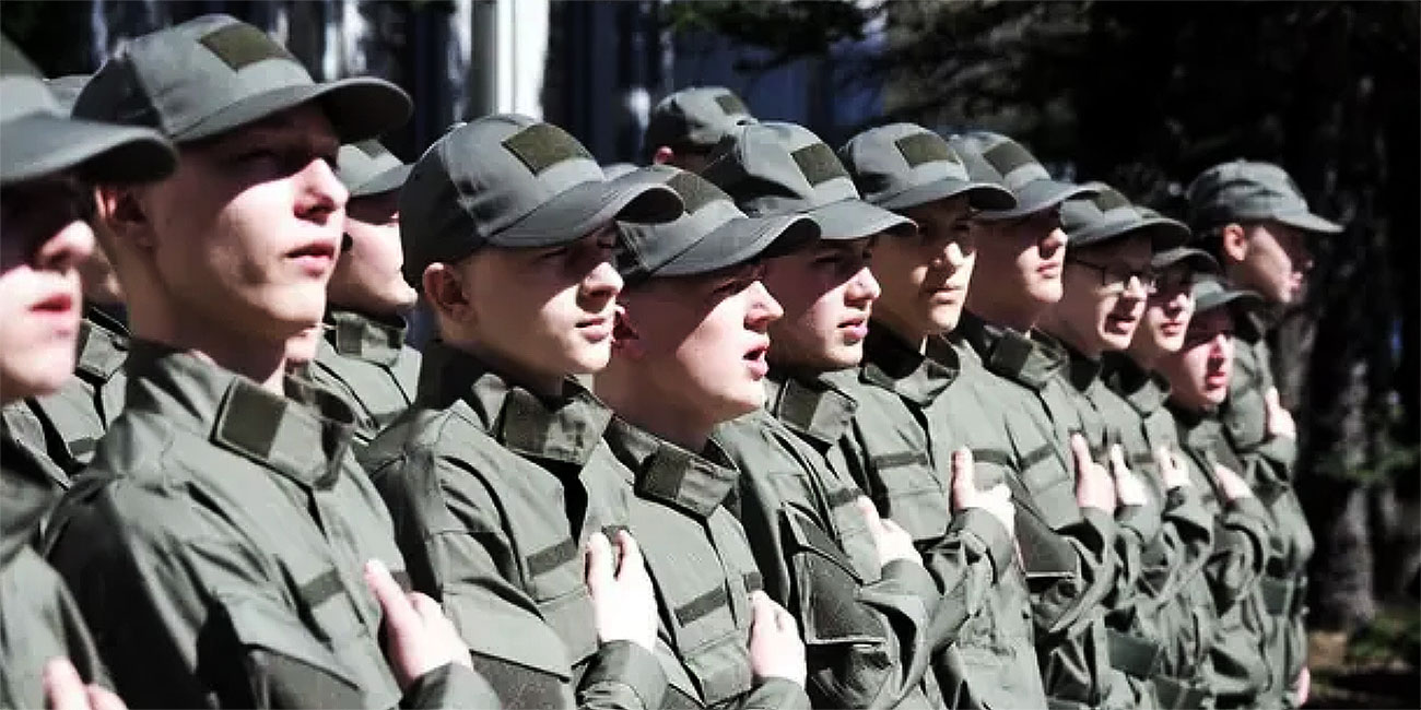 Открытие военно-патриотического клуба «Аскер» в Партизанском районе Минска