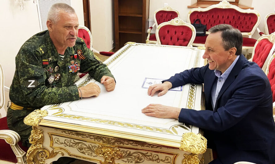 На встрече с руководителем Союза ветеранов Донбасса